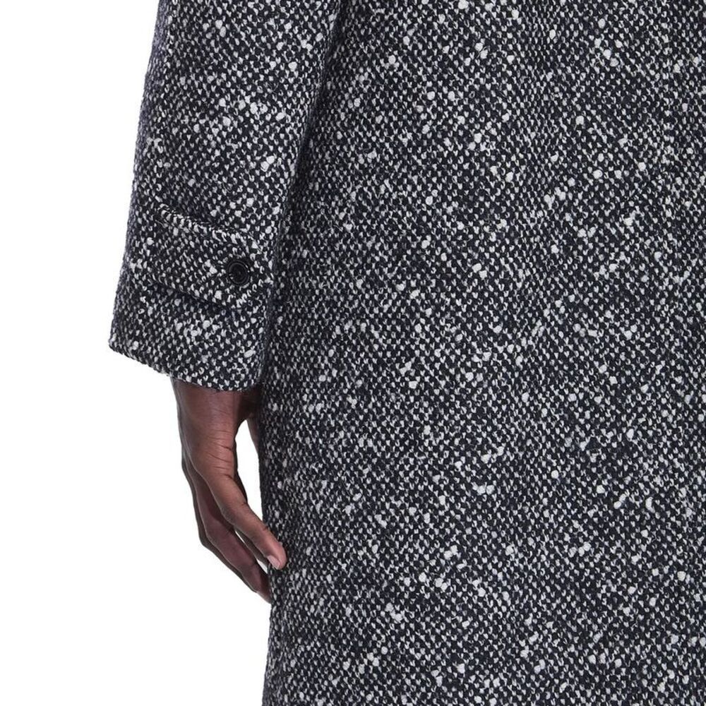 Celine Gray Mohair Men's Coat - Picture 4 of 4